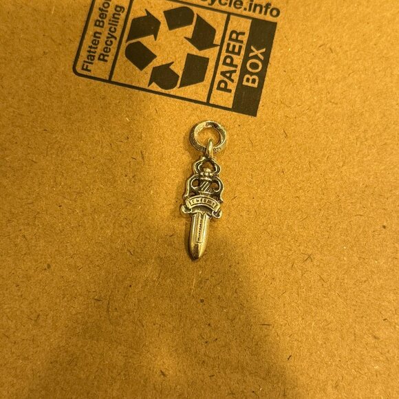 Chrome Hearts #5 Dagger Pendant (Authentic) - Picture 1 of 16